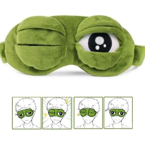 Soft Plush Sleeping Mask Men Women Funny Accessories 3D Sleep Mask Padded Eyeshade Cover Kid Adult Travel Rest Eye Mask Patch