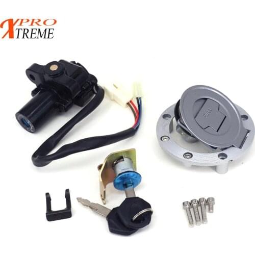 Motorcycle Ignition Switch Fuel Lock Gas Cap Key Set For Yamaha YZF R1 R6 YZFR1 YZFR6 1992 1993 1994 1995-2012 Street bike ADV