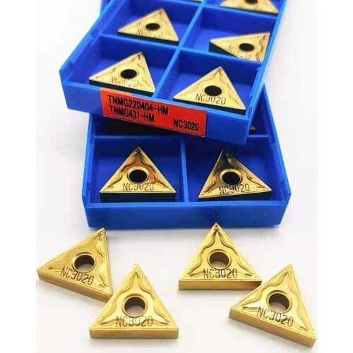 TNMG220404 HM NC3020 cylindrical blade carbide blade high quality metal turning tool TNMG 220404 cutting tool turning tool