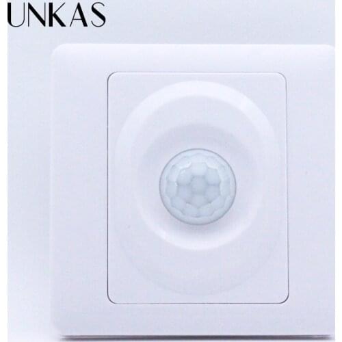 UNKAS AP New Human Body PIR Infrared Motion Sensor Switch Induction IR Switch Module Body Motion Sensor Auto On off Lights