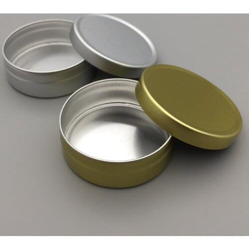 100pcs,10ml 10G Aluminum jars for cosmetic can make up containers refillable bottle Empty small jar Wholesale