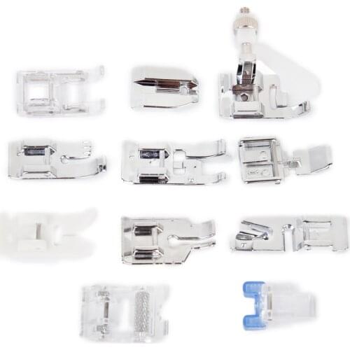 11x Sewing Machine Multifunctional Presser Feet Set for Brother Janome
