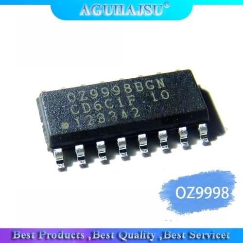 2pcs/lot OZ9998BGN OZ9998 SOP-16 LCD high voltage chip