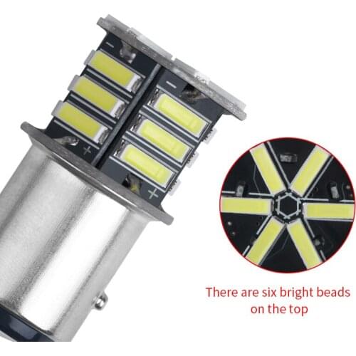 2 pcs LED Lights for Auto Led Lamp Turn Signal Light 12V white brake light 1156 ba15s p21w bay15d p21/5w socket