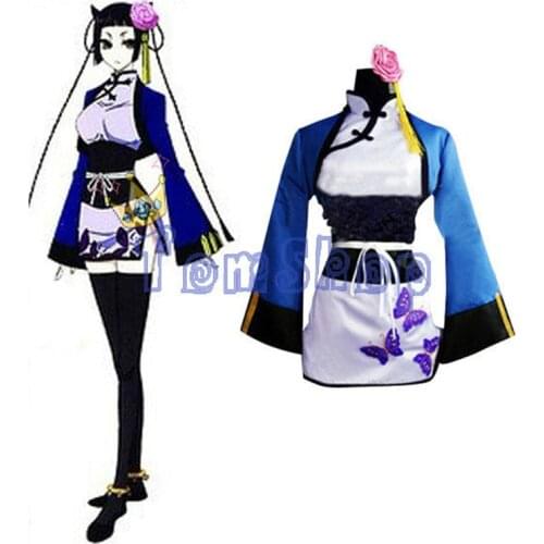 Black Butler Ran Mao Cosplay Dress Suit Women Girls Halloween Costumes Custom-made Free Shipping