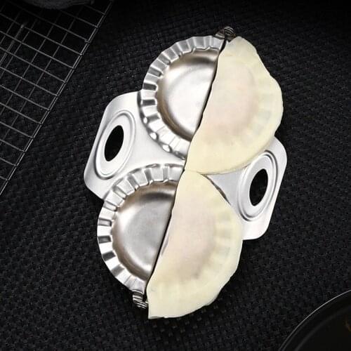 DIY Double Head Dumpling Mold Dumpling Wrapper Cutter Making Machine Cooking Pastry Tool Kitchen Tools Dumpling Maker Device Hot