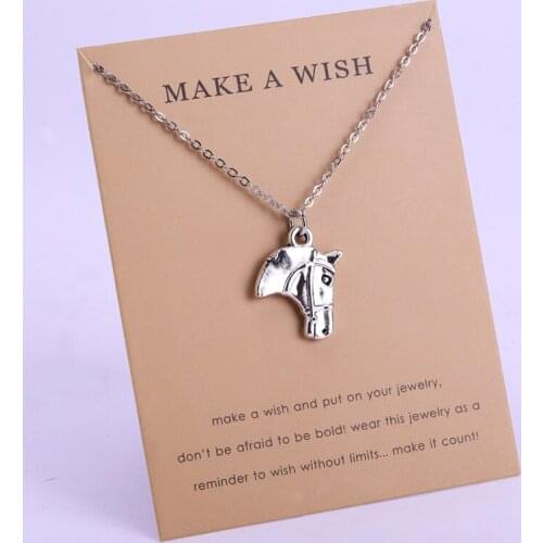 Stainless Steel Elephant Alloy Horse Fox Cat Dog Paw Monkey Panther Friendship Animal Collar Statement Necklaces for Women