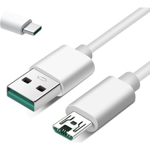 4A/5A Cable For VOOC Charger USB C/Micro USB Fast Charging Type C Data Transmission Line For OPPO Reno 4 X2 Pro K5 Ace2 R17 R15