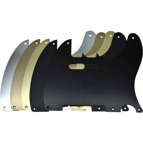 KAISH Metal Aluminum Anodized Vintage 5 Hole Tele Pickguard TL Scratch Plate Fits American/Mexican FD for Telecaster