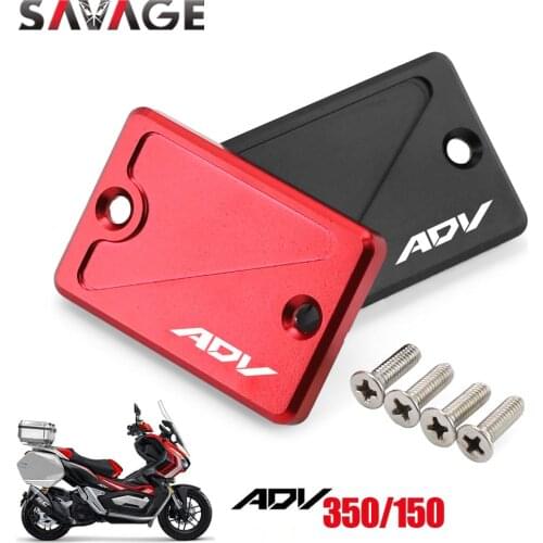 Front Rear Brake Reservoir Cover For HONDA ADV 350 150 2020-2022 ADV150 ADV350 2021 Motorcycle CNC Oil Fluid Cylinder Cap