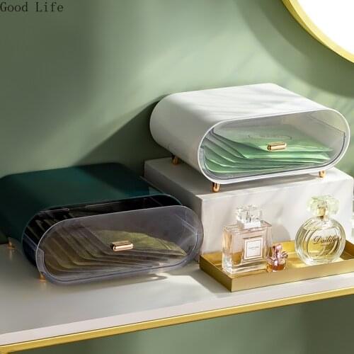 Multifunctional Drawer Type Facial Mask Storage Box Desktop Cosmetics Dust-Proof Finishing Organizer