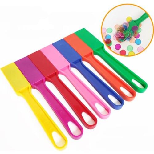 【Time-limited Promotion】Montessori Learning Toys Magnetic Stick Wand Set With Transparent Color Counting Chips With Metal Loop