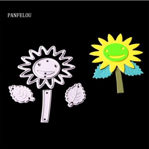 PANFELOU Metal craft sunflower paper die cutting dies for Scrapbooking/DIY Easter wedding Easter cards