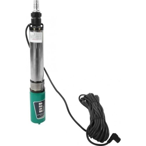 48V 60V-4/5m-45/55m DC Deep Well 1'' Pump High Lift Solar Submersible Water Pump 20m Line Double Suction High lift Large Flux