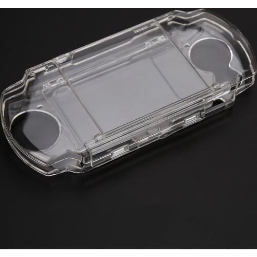 Clear Housing For PSP 2000 3000 Transparent Hard Carry Cover Case Snap-in Crystal Protector Case Molds For Sony Playstation