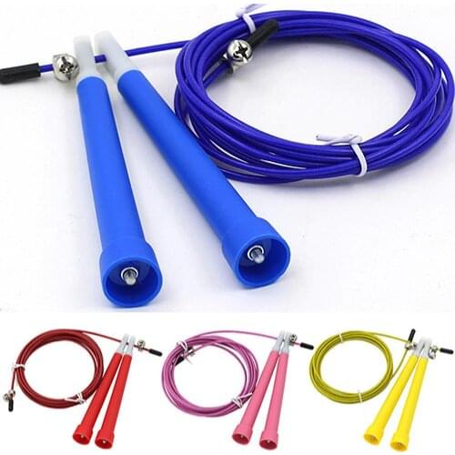 Jump Rope Speed Wire Skipping Adjustable Jump Rope Fitness Exercise Cardio Crossfits Sport Fitness Rope Skipping