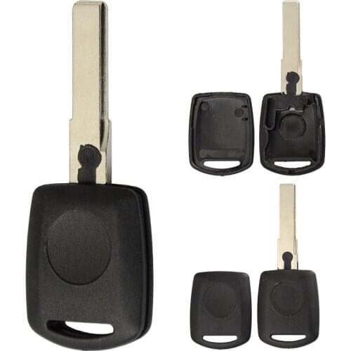OkeyTech Replacement Car Key Shell for VOLKSWAGEN B5 Passat Ibiza Tiguan Passat Golf With HU66 Uncut Blade 1 Button Blank Key