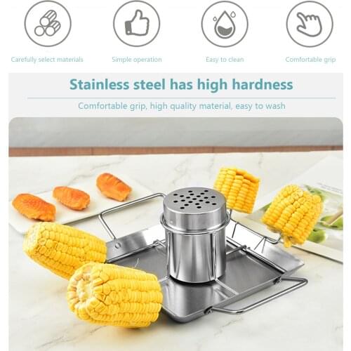 Chicken Roasting Plate Steel Chicken Roasting Rack Barbecue Non-Stick Beer Can Chicken Holder for Grill Oven BBQ Tool