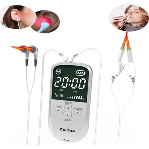 Diabetics Hypertension 650NM Pain Relief Rhinitis Pharyngitis Full Accessories Laser Therapy Device