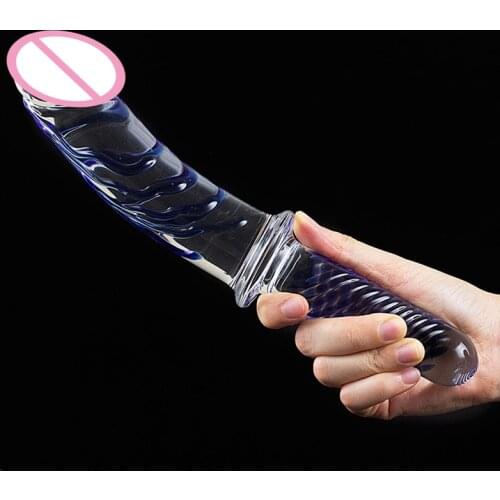 1.96inch Huge Glass Dildo Realistic Penis Artifical Dildo Anal Stimulation G-Spot Female Masturbation Glass rod Dildos For Women