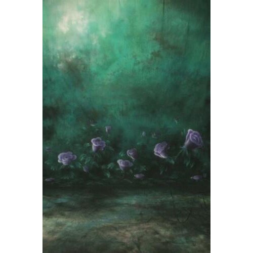 10x20ft 100% Cotton hand painted spring scenic muslin green backdrop background,flower wedding backgrounds for photo studio