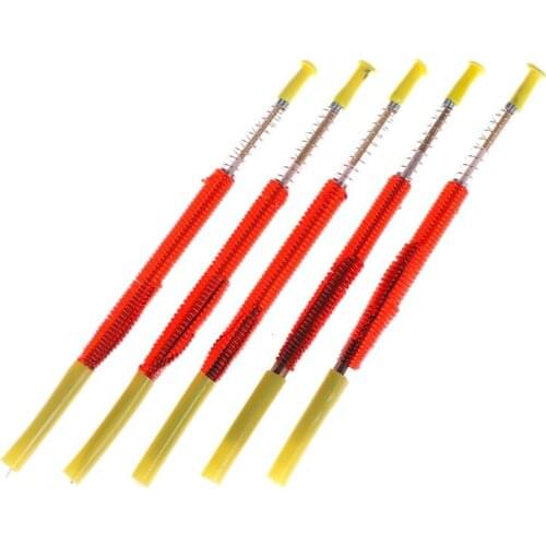 5Pcs Elastic Shift Needle Beekeeper Bee Hive Queen Larva Rearing Feeding Equipment Plastic Beekeeping Moving Grafting Tools