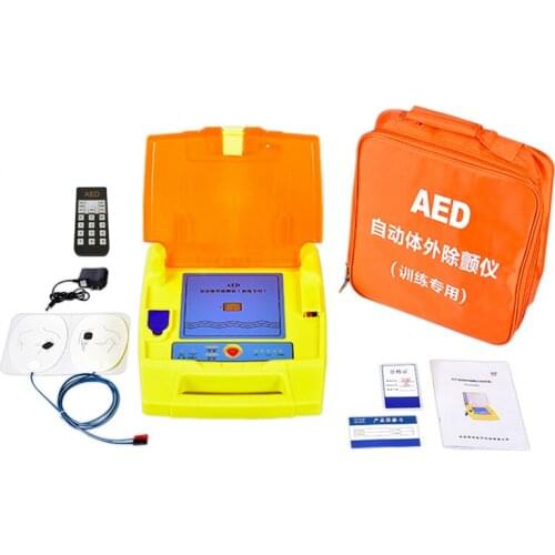 AED automatic external defibrillator cardiopulmonary resuscitation simulation human CPR training special analog defibrillator