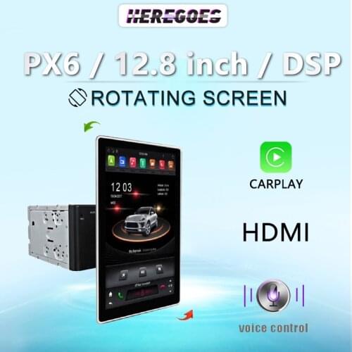 Tesla DSP HDMI Carplay Car DVD Player PX6 Android 9 4G +64GB GPS Wifi Bluetooth Head Unit For Nissan Toyota Universal 2Din Radio