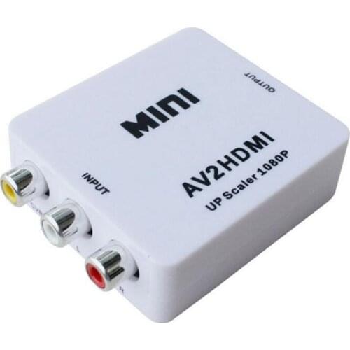 Free shipping AV to HDMI high-definition converter AV TO HDMI video conversion HDMI to CVBS AV2HDMI converter