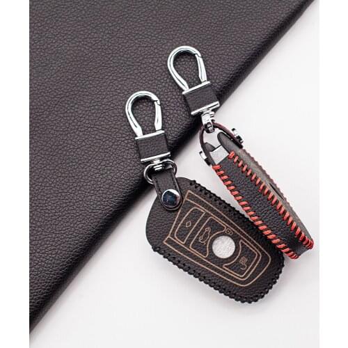 2020 Soft leather car key case cover for BMW 520 525 f30 f10 F18 118i 320i 1 3 5 7 Series X3 X4 M3 M4 M5 SERIES