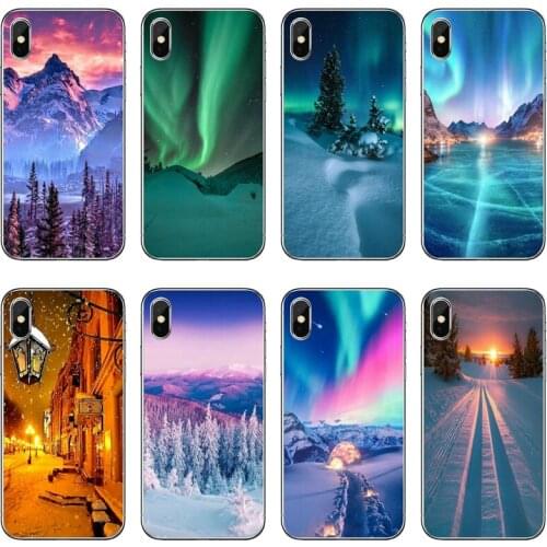 Landscape Winter Light Snow Silicone Phone Case For Samsung Galaxy M30 J8 J7 J5 Pro J6 J4 Prime A6 A8 A9 Plus J3 2018 2017