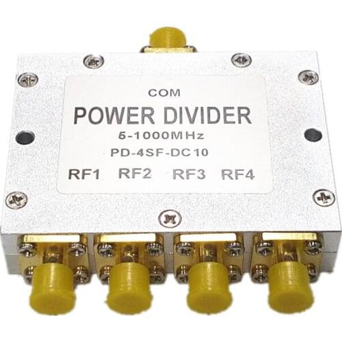SMA Power Divider One Point Four 5-1000M Low Frequency Low Attenuation Test Dedicated SMA Female Power Divider 1M