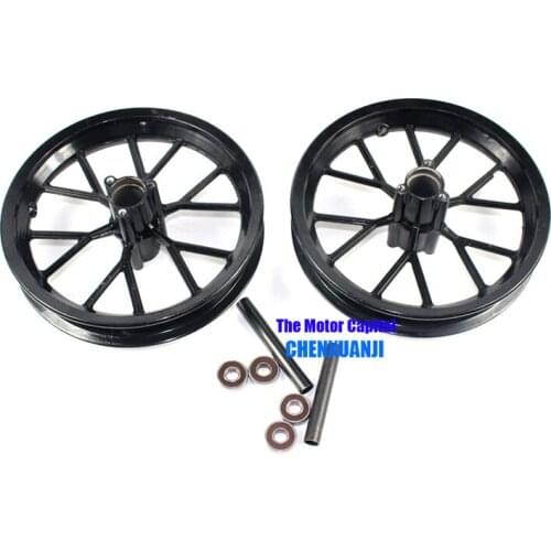 Hot Sale Super High Performance 222mm Front and Rear Tire Aluminium Alloy Wheel Rim Fit for 49cc Mini Moto Pocket Dirt Bike