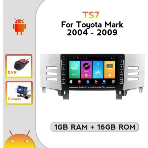 IPS HD 1280*720 Android System GPS For Toyota Mark 2004-2008 2009 Car Radio Multimedia Video Head Unit Player Carplay Navigation