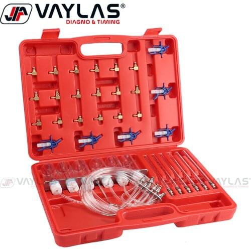 Diesel Injector Flow Meter Test Set Common Rail Adapter Diesel Injector Tester Oil Return Measuring Instrument Fuel Flow Test