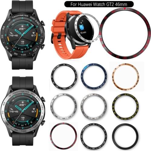Bezel Ring For Huawei Watch GT2 46MM steel For Samsung Galaxy Watch 46MM/ Gear S3 Frontier Classic Accessorie Anti Scratch cover