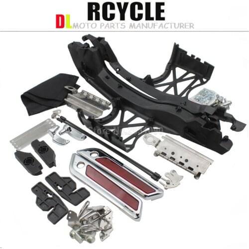 Saddlebag Hardware Latch Hinges Cover Lock Lids For 2014-2016 2015 Harley Touring Road King Electra Glide Street Glide FLT FLHRC