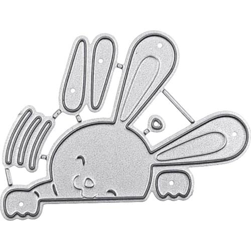 Lovely Easter Bunny Metal Cutting Dies Stencil Scrapbooking DIY Album Stamp Card Dropship