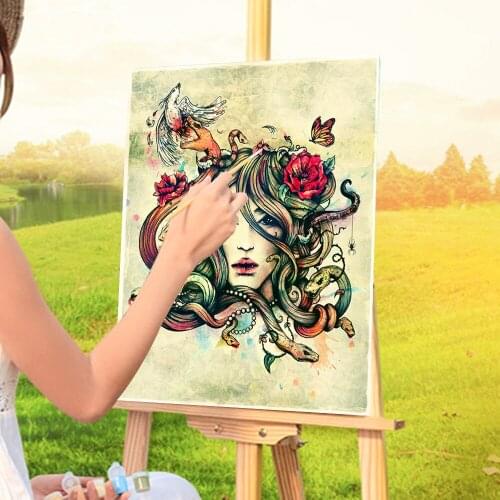 Unknown Beauty Before Death DIY Paint By Numbers Set Acrylic Paints 50*70 Oil Painting Home Decor Adults Wall Art Drawing