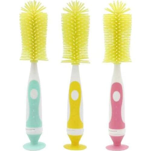 2020 New For Washing Cleaning Baby Bottle Brush Rotary Handle Long Handle Scrubbing Feeding-bottle Brush
