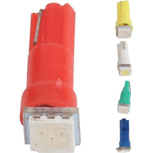 New30 Pack T5 1-5050-SMD Automobile / Motorcycle Refit Led Instrument Lamp, Indicator Light, Instrument Panel Lamp