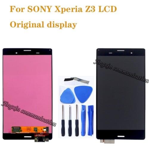 5.2" original display For SONY Xperia Z3 LCD display + touch screen instead for SONY Xperia Z3 L55T D6603 D6616 D6653 D6683 LCD