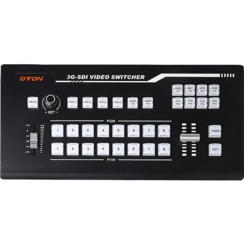 Oton Geek S08 SDI/HD MI/USB Live Streaming and Recording Video Switcher Mixer
