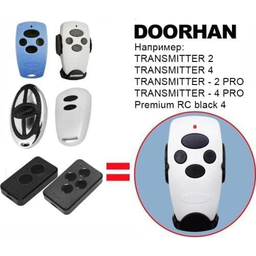 DOORHAN remote control clone TRANSMITTER-2 PRO garage remote control TRANSMITTER-4 PRO 433mhz DOORHAN control panel for barrier