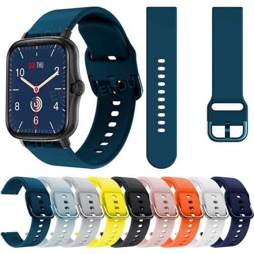 Soft Silicone Strap For COLMI P8 Plus Pro Watchband For COLMI P12 P9 V23 V31 Land Smartwatch Band Wristband Bracelet Accessories