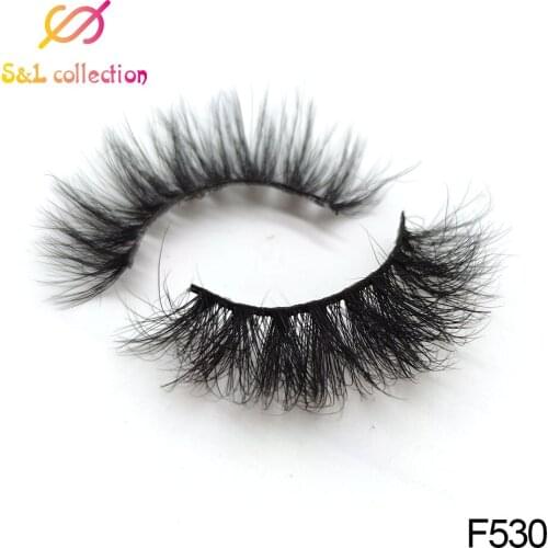 Eyelashes 3D 5D Mink Eyelashes Criss-cross Strands Cruelty Free High Volume Mink Lashes Soft Dramatic Eye lashes F530 Makeup