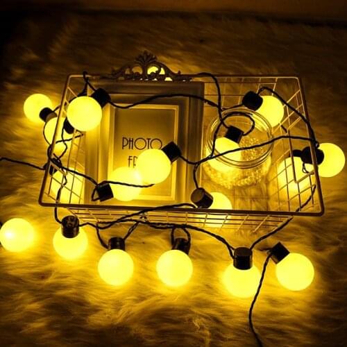 Retro Bulbs Decorative Party Xmas Backyard Garland Backyard Patio Decor String Lights LED Party Lights Outdoor 10/20/40 Clear