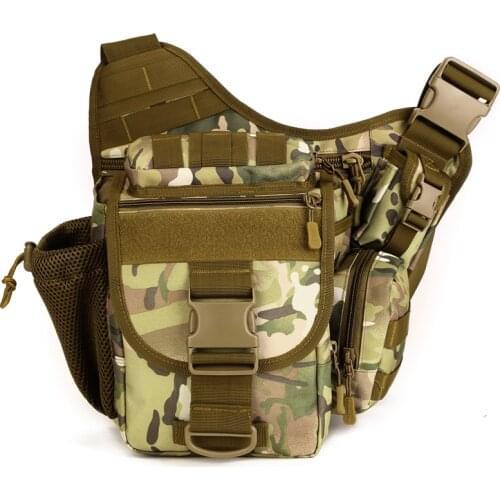 Outdoor Photography SLR Camera Bag Men Multi-function Big Saddle Bag For Hiking Camping oulder Military Tactical Bag K305