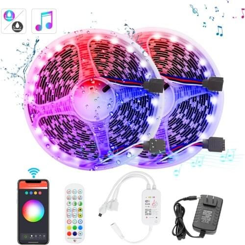 DIY Led Light Strip Tape Diode Smart Wifi LED Strip Light ,RGB SMD 5050/2835, Flexible Ribbon, Powerful by Smart Life/Tuya APP