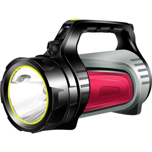 LED Camping Light Rechargeable Spotlight Outdoor Camping Lantern Flashlight Work Torch Waterproof Searchlight For Hiking Fishing